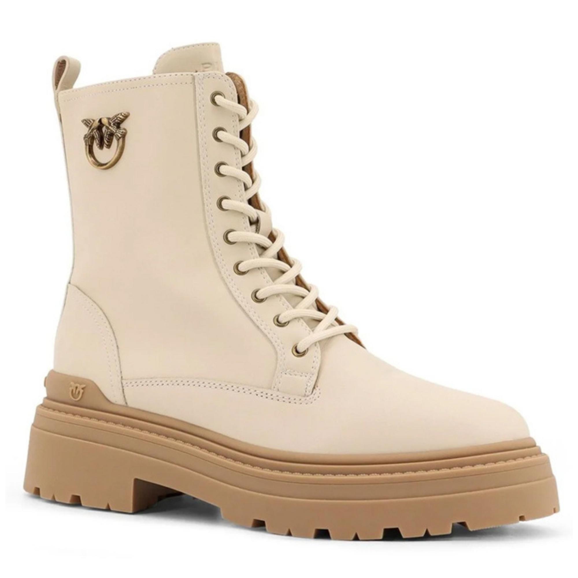 Aulinukai moterims, Smėlio, Mia 11 - ankle boot calf leath