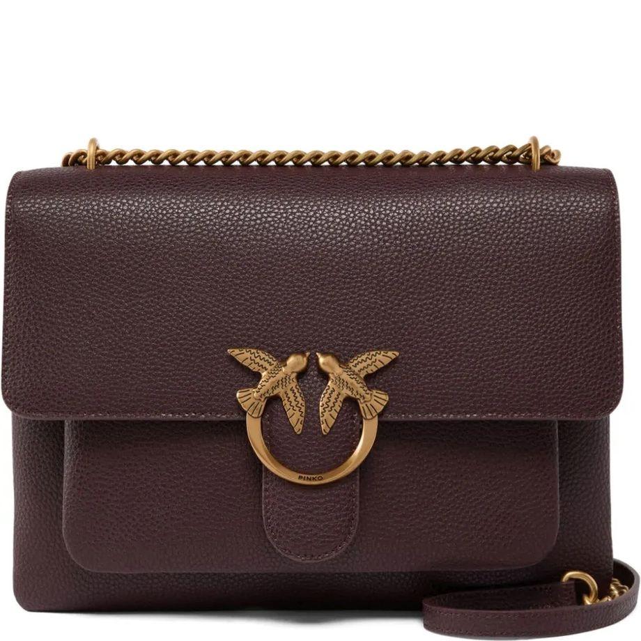 Rankinė per petį moterims, Ruda, Love one soft shoulder bags