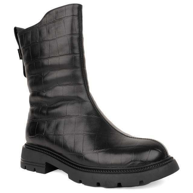 Aulinukai moterims, Juoda, Booties, SMR6045-25202-FUBLK