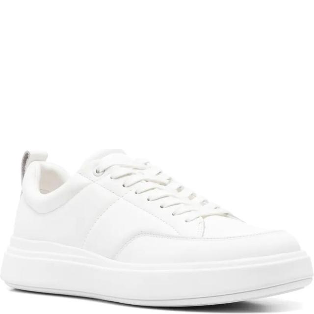 Laisvalaikio bateliai vyrams, Balta, Low top lace up knit sneaker